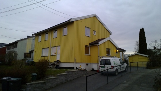 vinduer ferdig montert